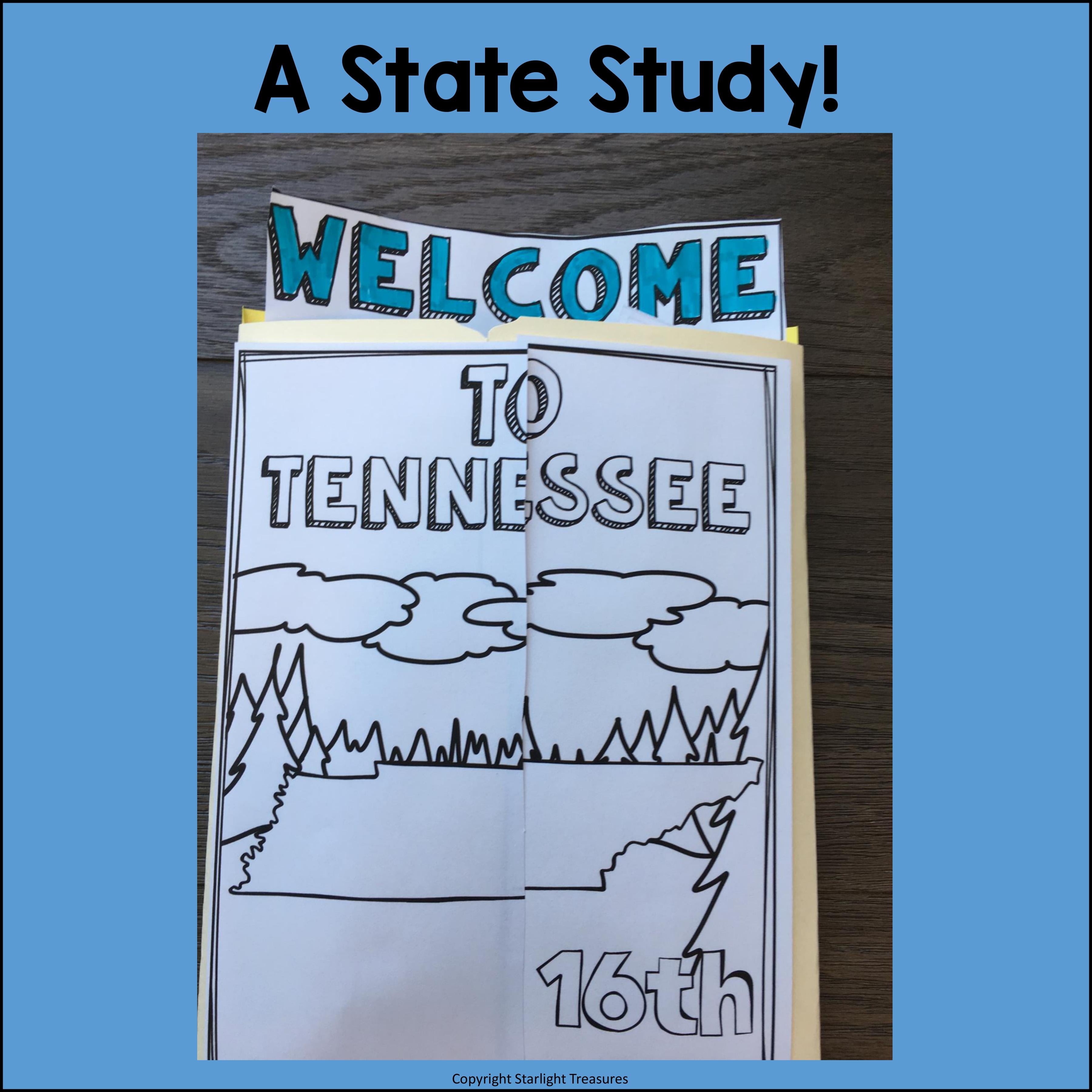 Tennessee Lapbook for Early Learners - A State Study
