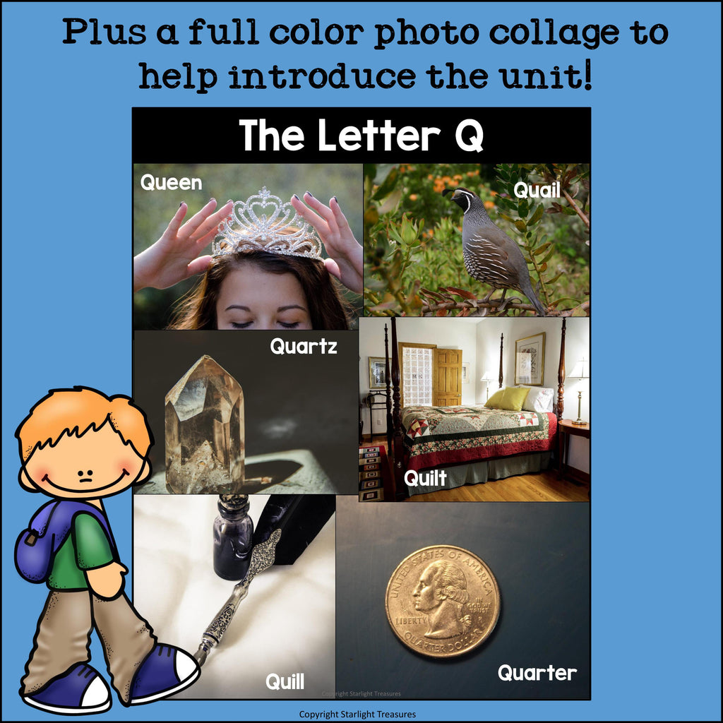 Alphabet Letter of the Week: The Letter Q Mini Book