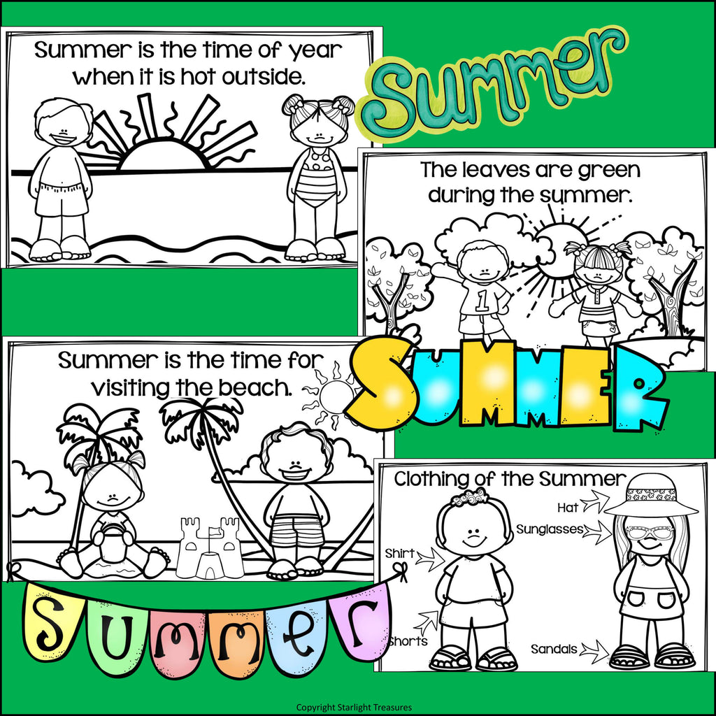 The Seasons Mini Book for Early Readers: The Four Seasons