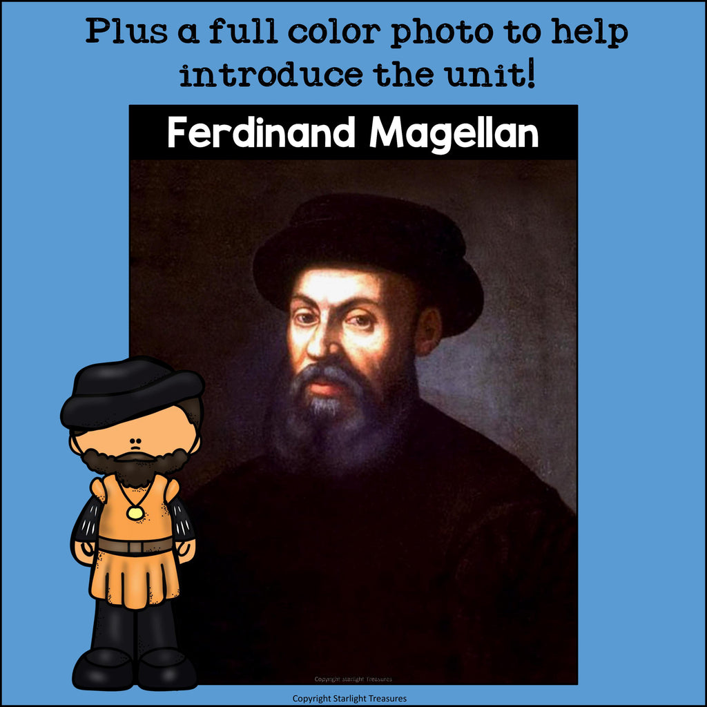 Ferdinand Magellan Mini Book for Early Readers