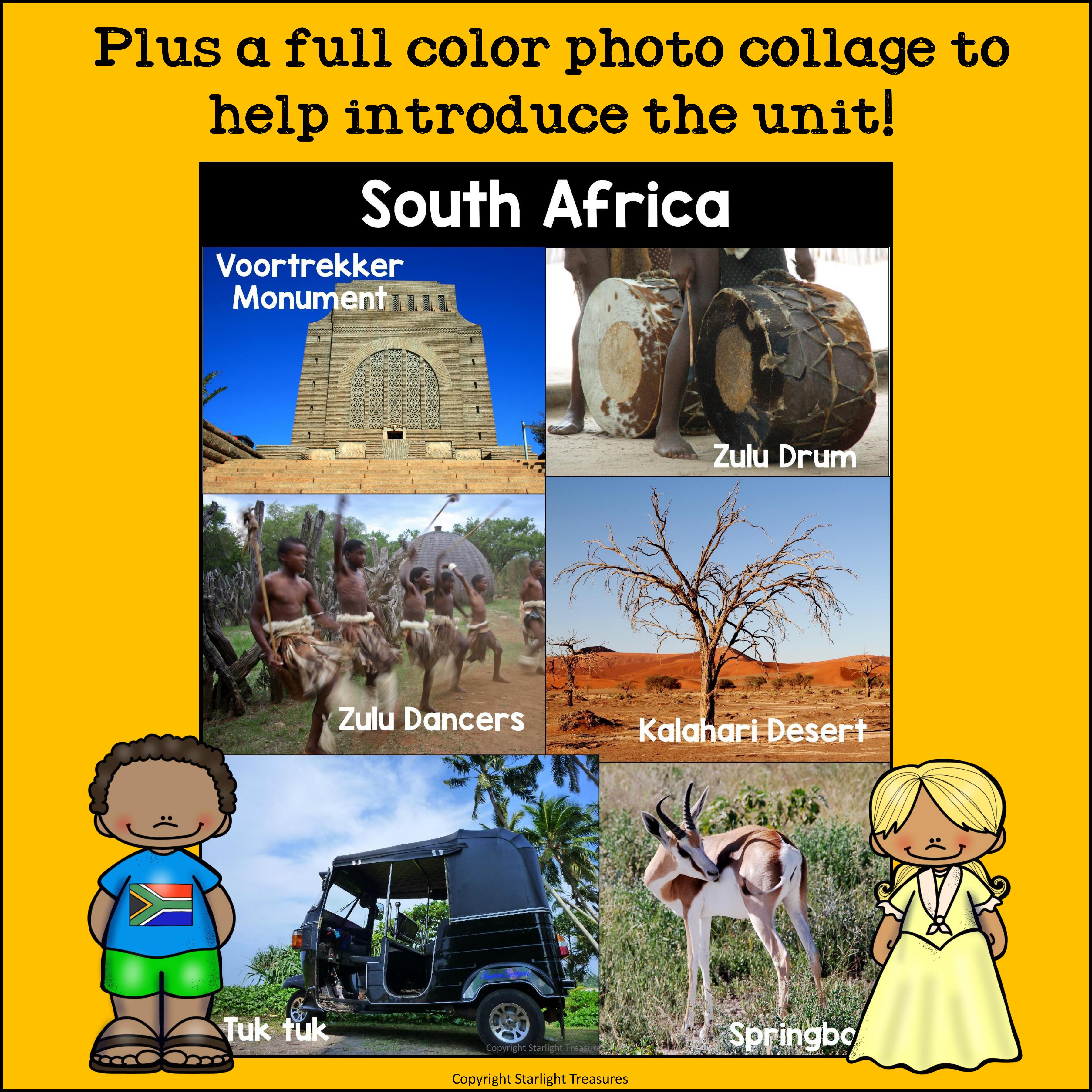 South Africa Mini Book for Early Readers - A Country Study