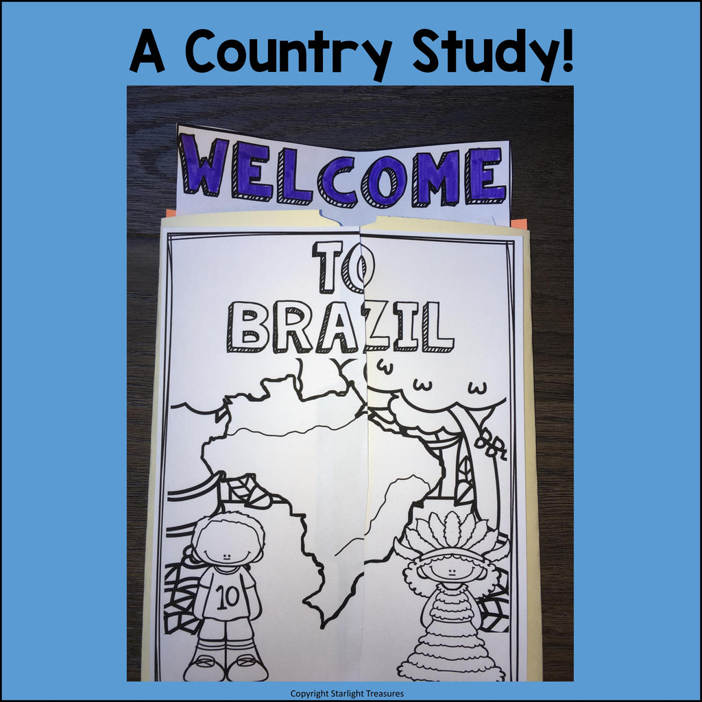 Brazil Lapbook for Early Learners - A Country Study