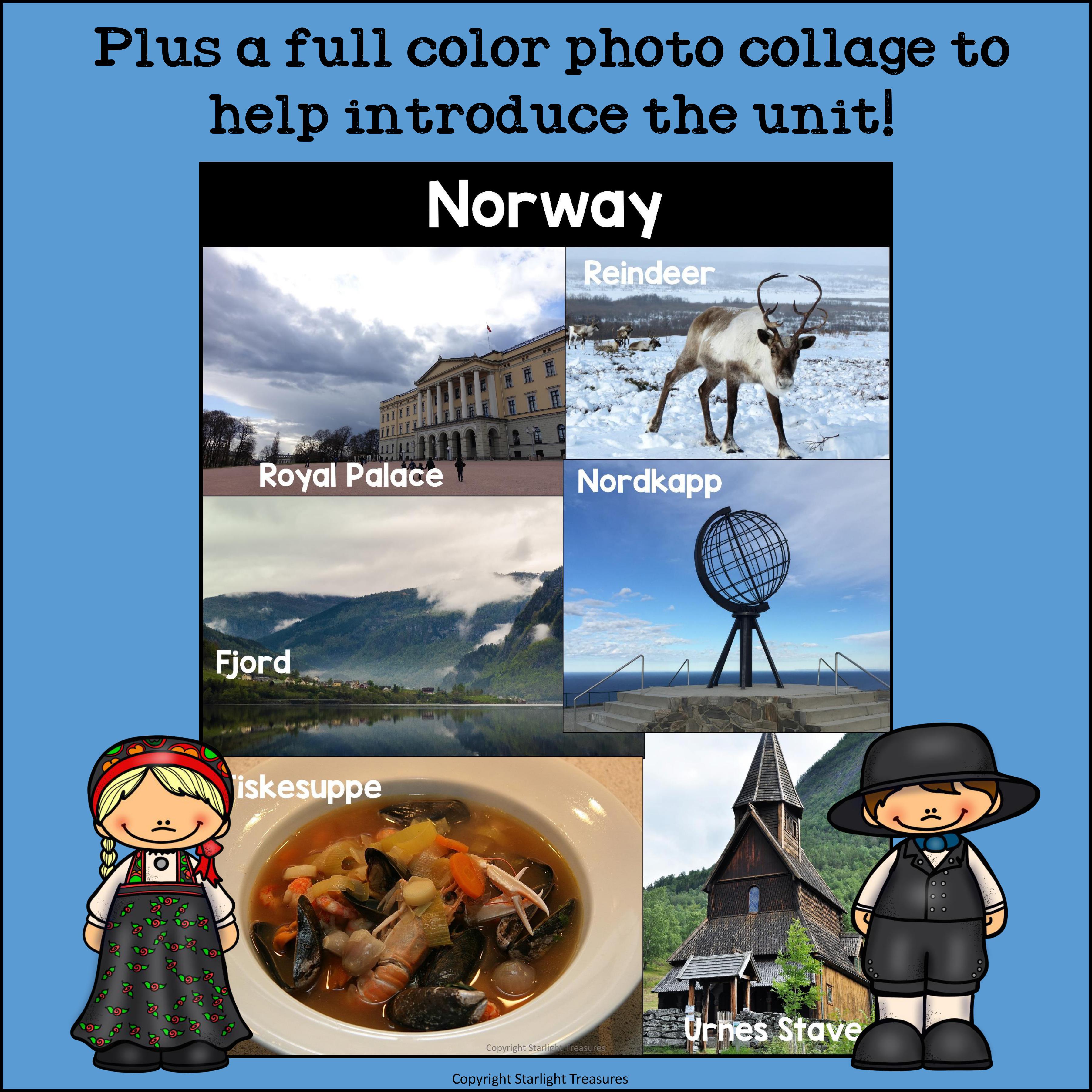 Norway Mini Book for Early Readers - A Country Study
