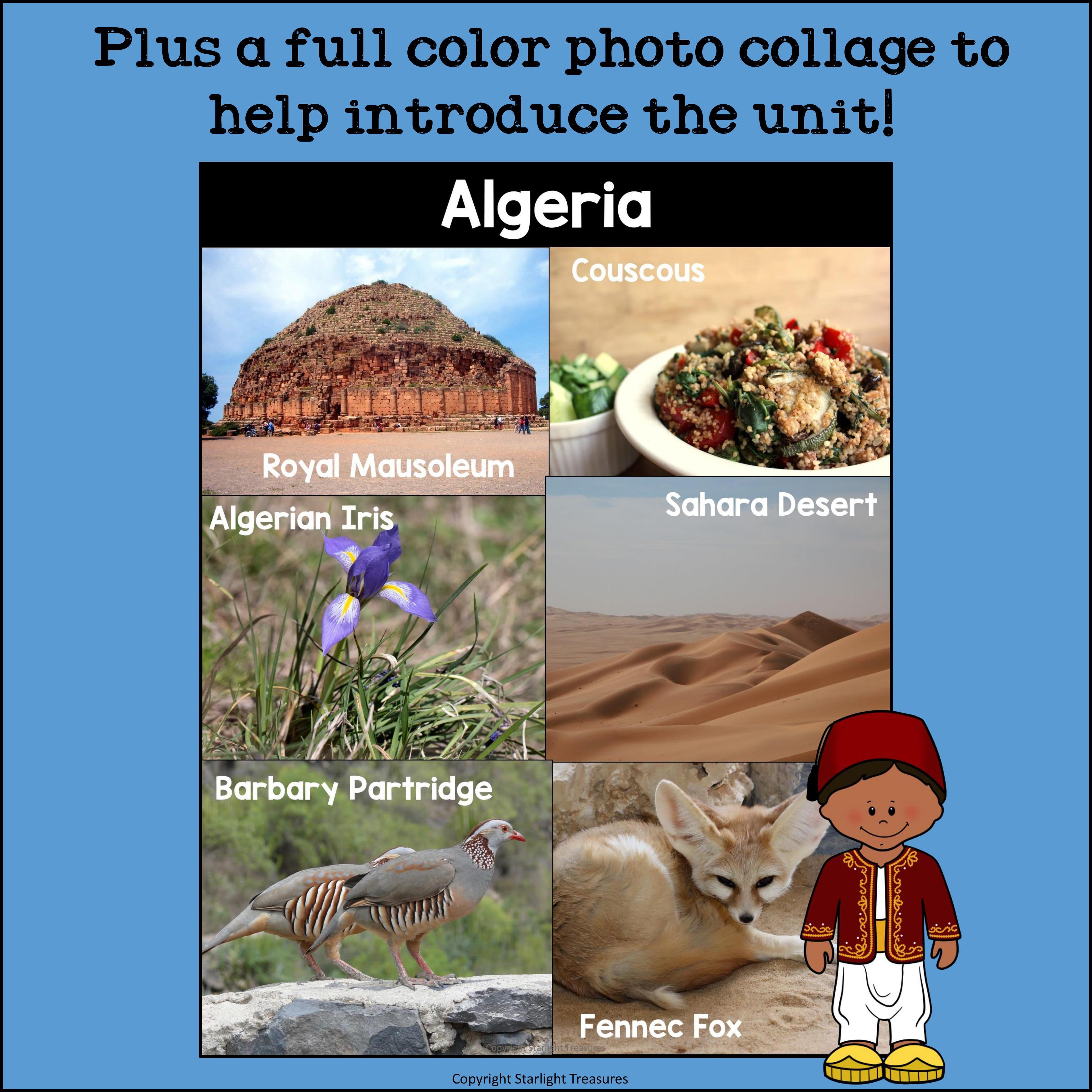 Algeria Mini Book for Early Readers - A Country Study
