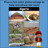 Algeria Mini Book for Early Readers - A Country Study
