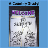 Sweden Lapbook for Early Learners - A Country Study