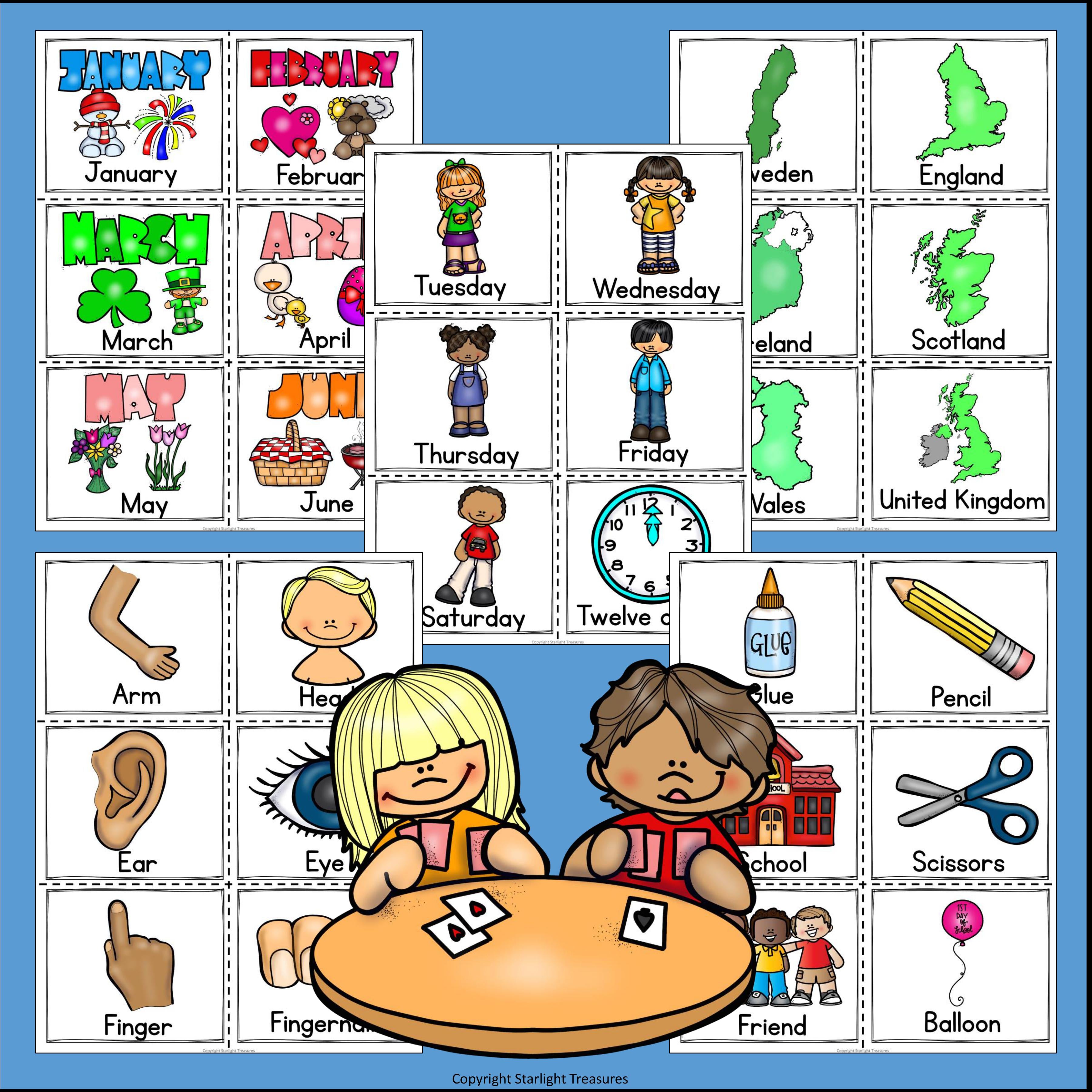 Over 1,000 English Vocabulary Flash Cards