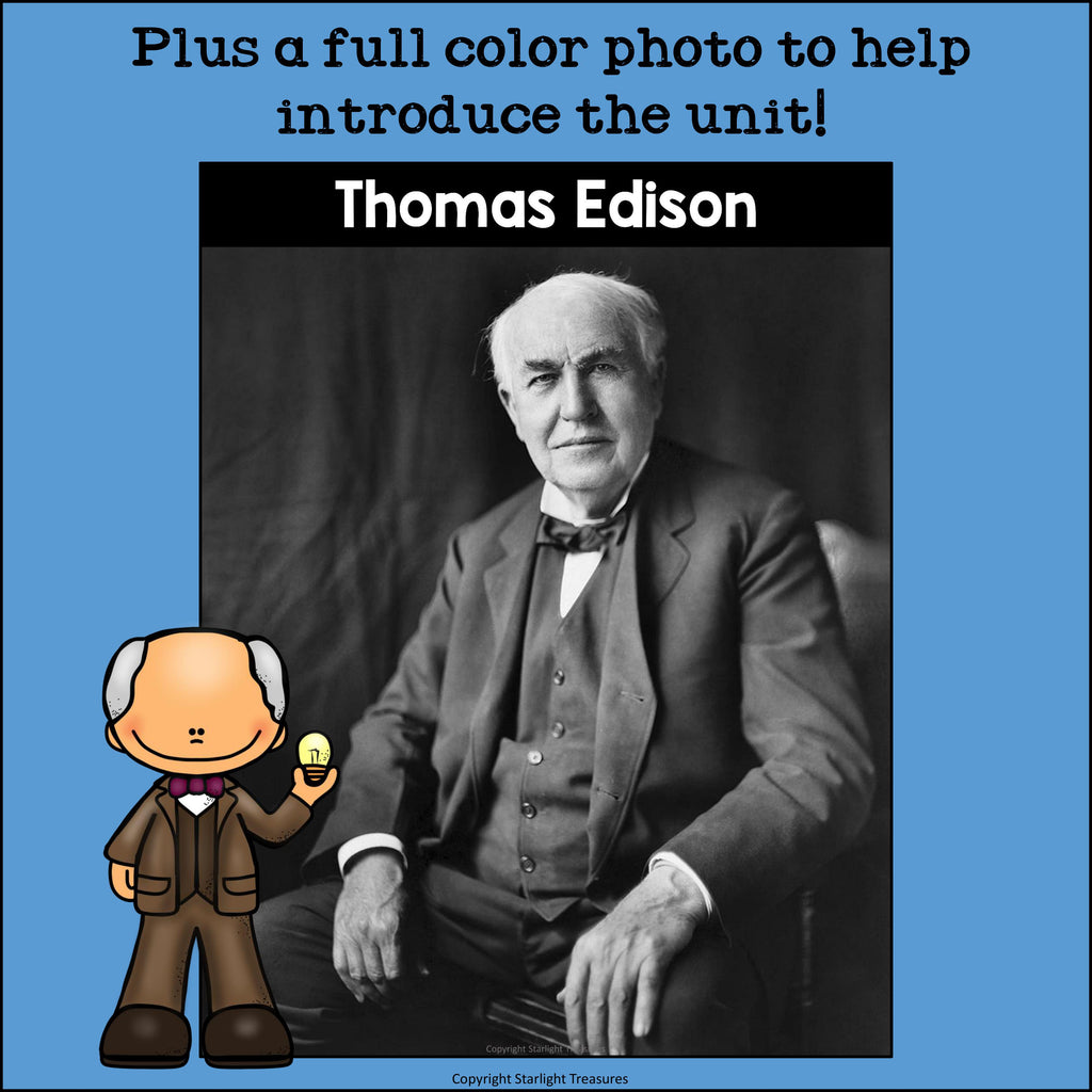 Thomas Edison Mini Book for Early Readers: Inventors