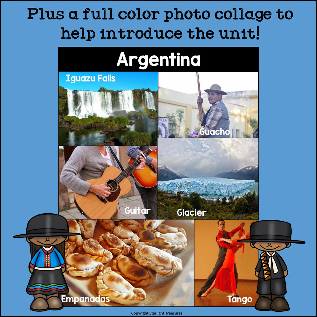 Argentina Mini Book for Early Readers 