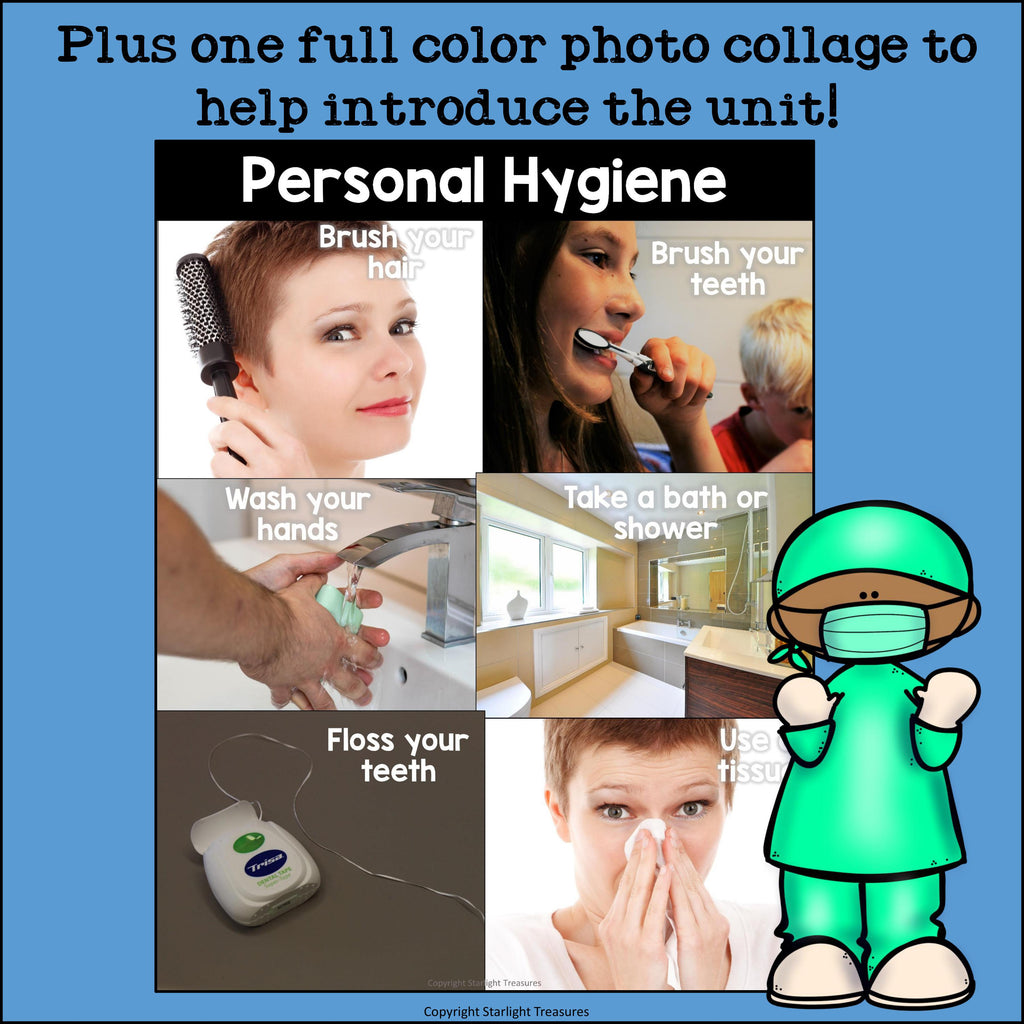 Personal Hygiene Mini Book for Early Readers