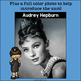 Audrey Hepburn Mini Book for Early Readers: Women's History Month