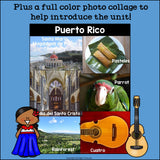 Puerto Rico Mini Book for Early Readers - A Country Study