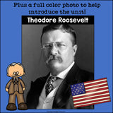 Theodore Roosevelt Mini Book for Early Readers: Presidents' Day