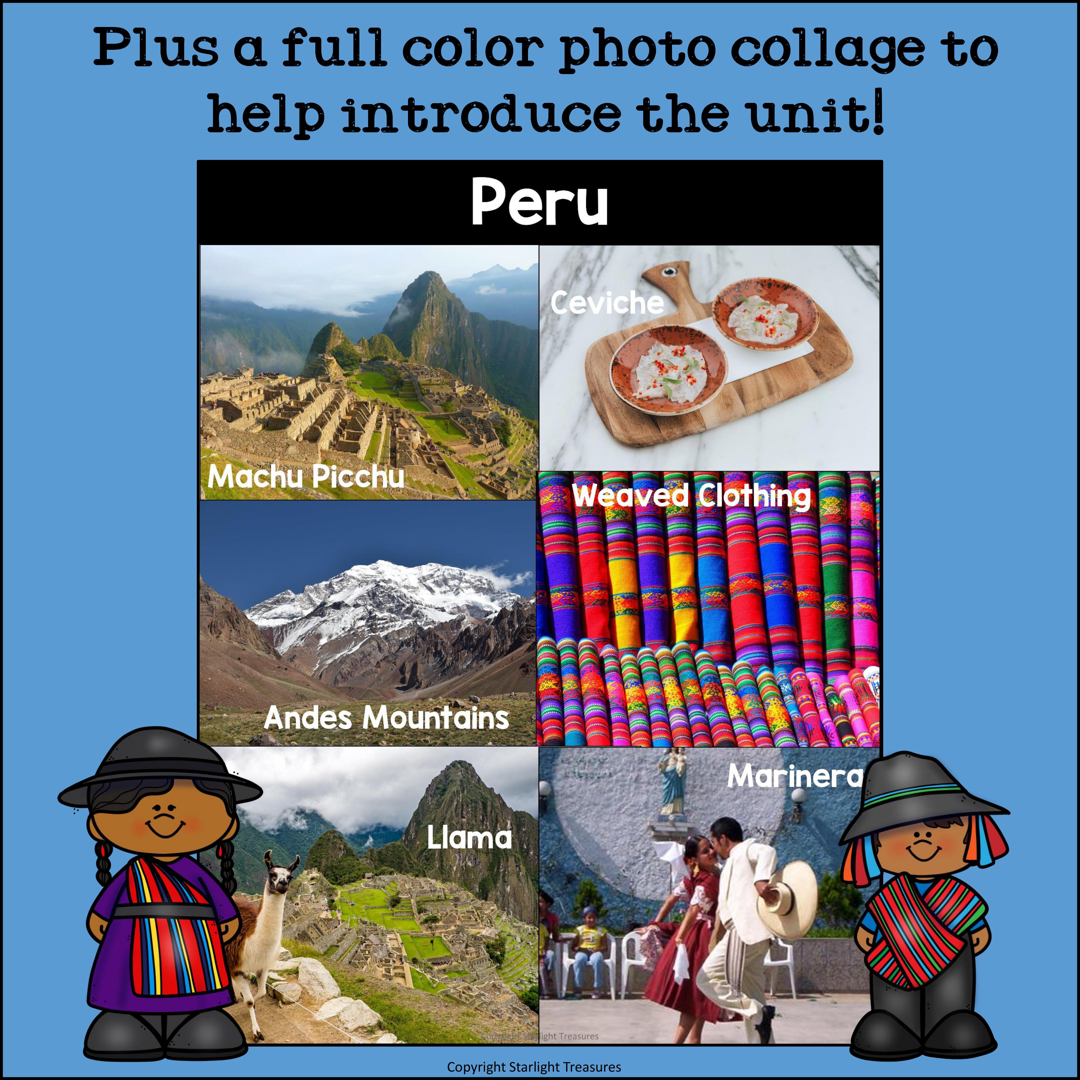 Peru Mini Book for Early Readers - A Country Study