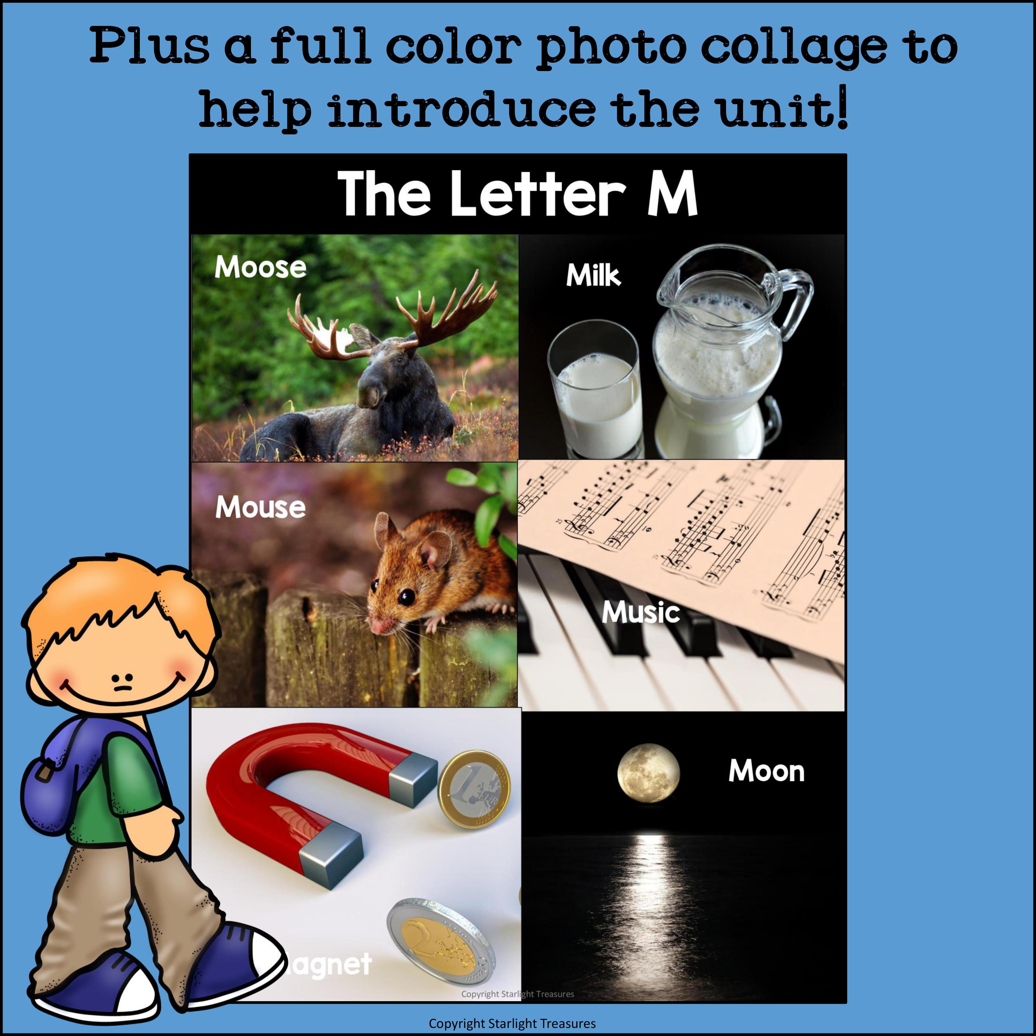 Alphabet Letter of the Week: The Letter M Mini Book