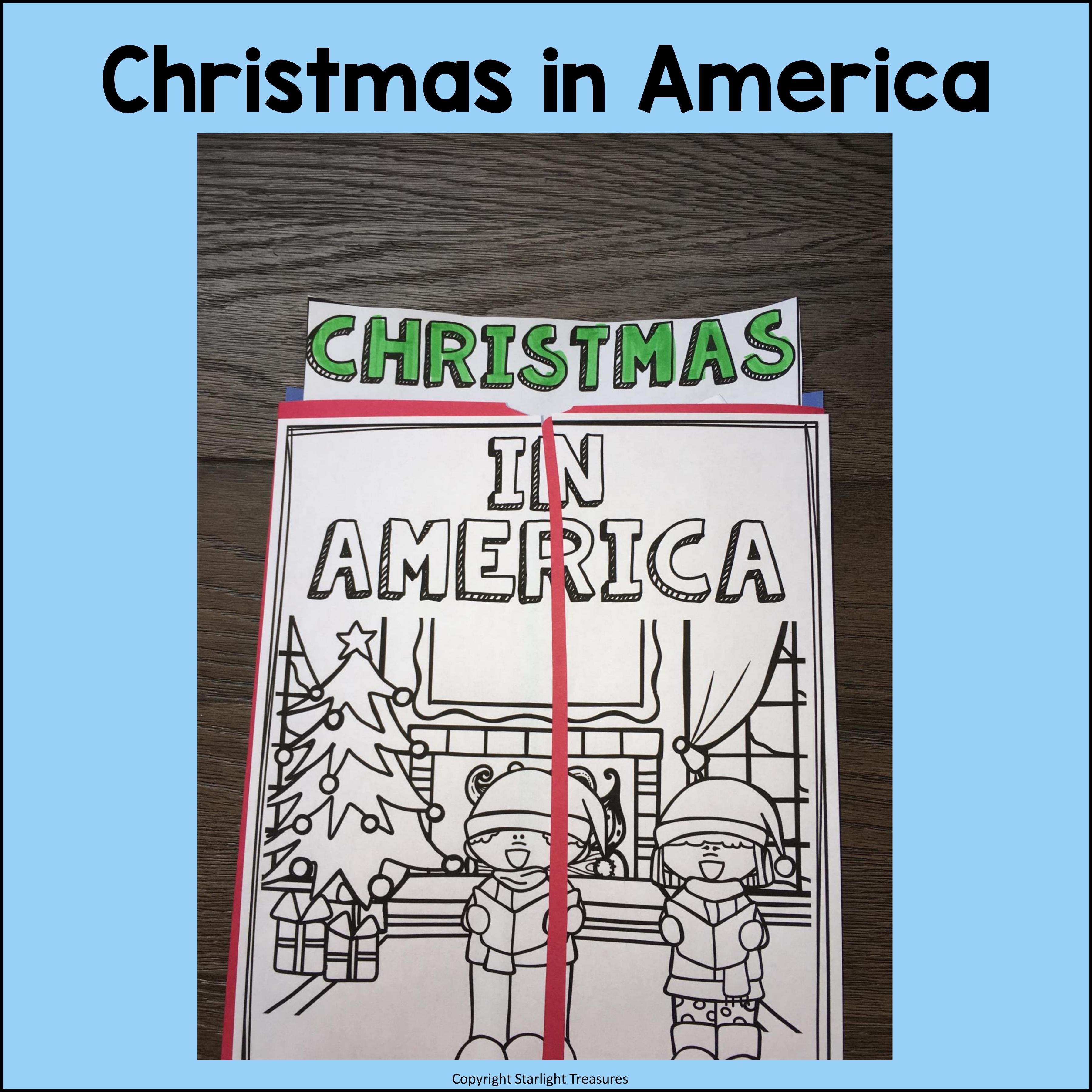 Christmas in America Lapbook for Early Learners