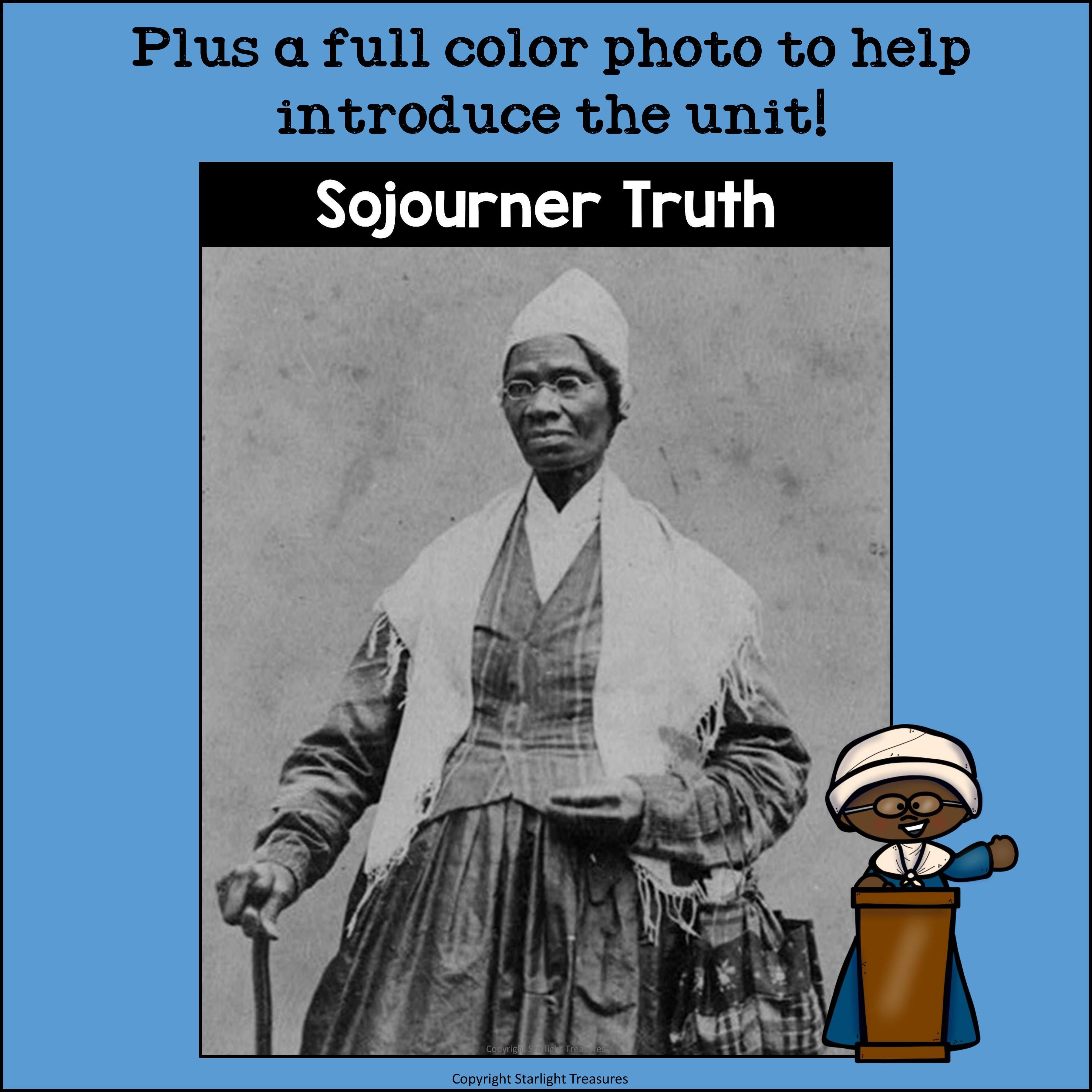 Sojourner Truth Mini Book for Early Readers: Black History Month