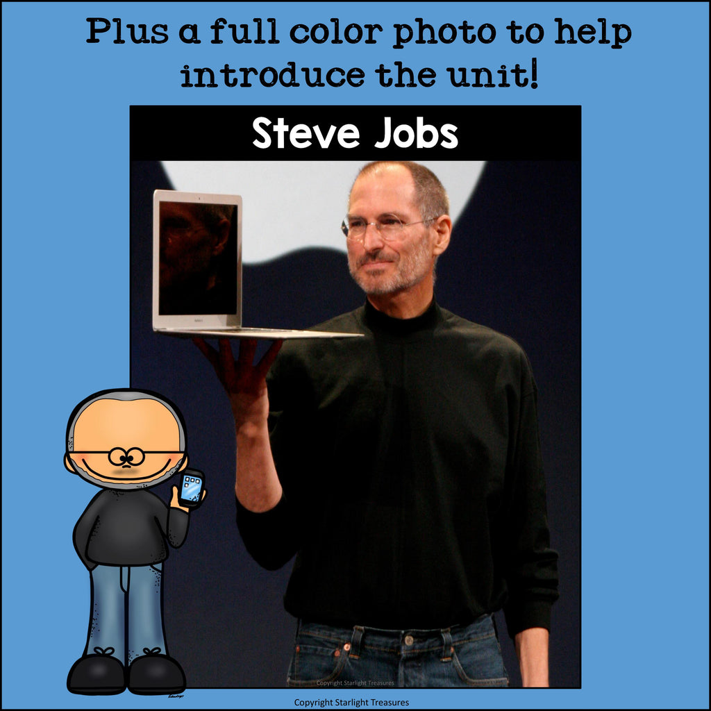 Steve Jobs Mini Book for Early Readers: Inventors