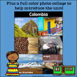 Colombia Mini Book for Early Readers - A Country Study