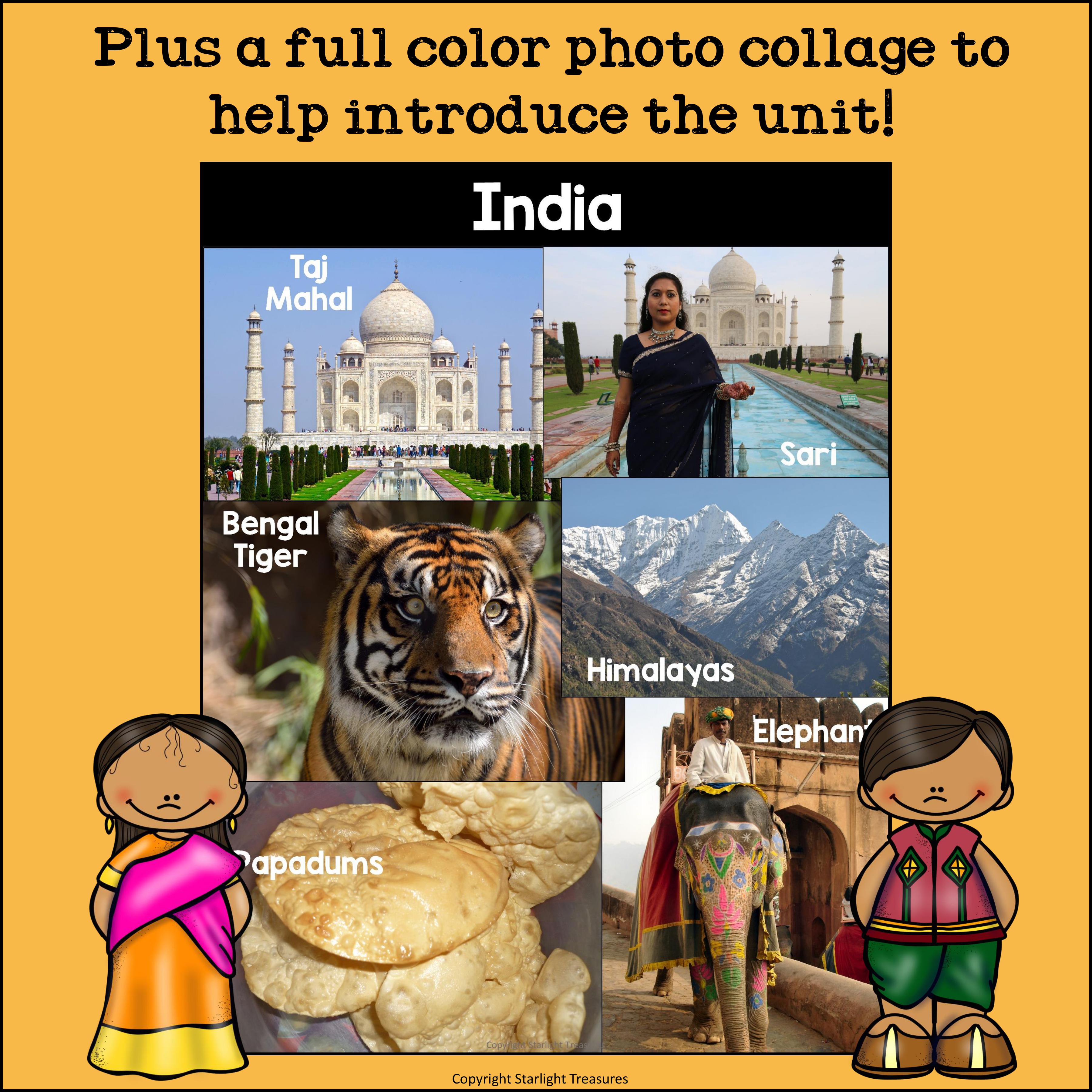 India Mini Book for Early Readers - A Country Study