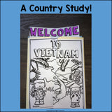 Vietnam Lapbook for Early Learners - A Country Study