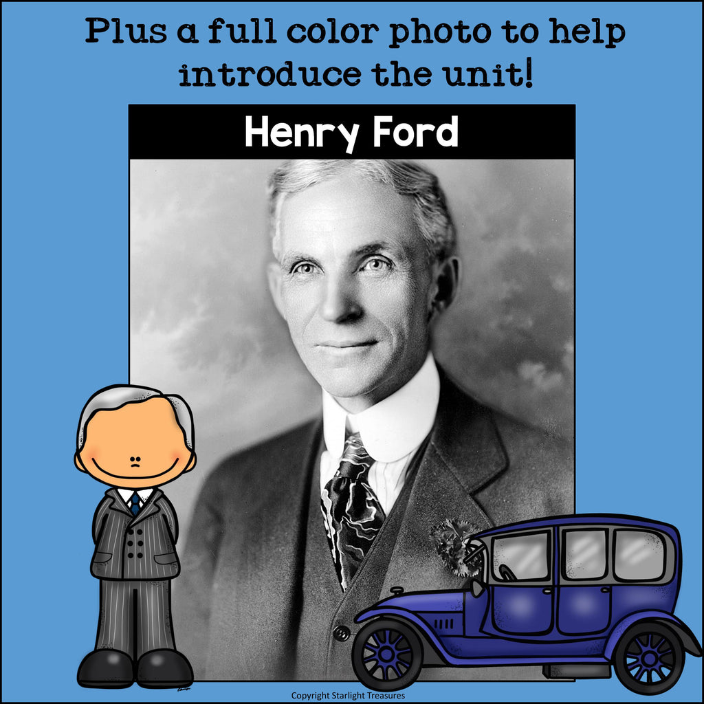 Henry Ford Mini Book for Early Readers: Inventors