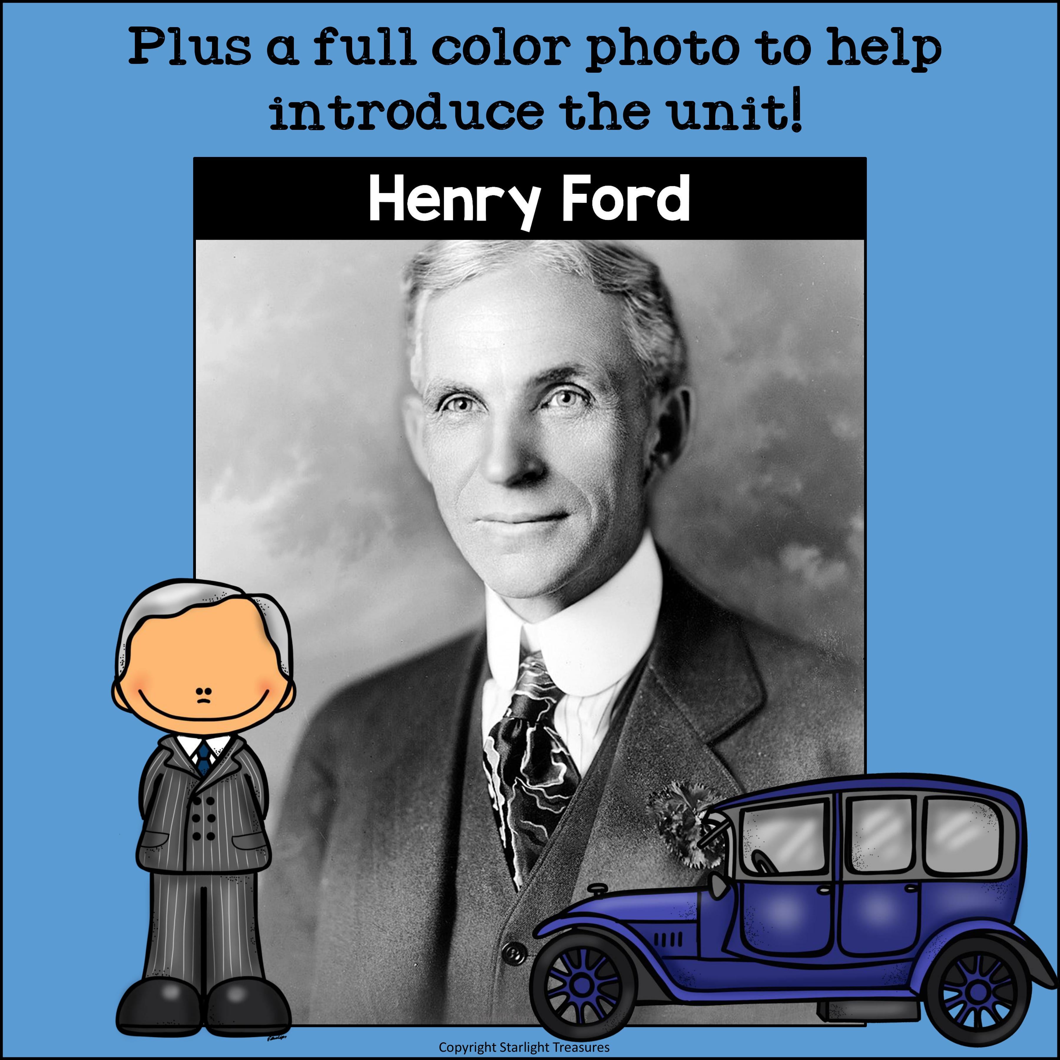 Henry Ford Mini Book for Early Readers: Inventors
