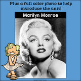 Marilyn Monroe Mini Book for Early Readers: Women's History Month