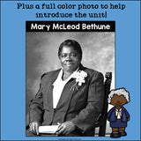 Mary McLeod Bethune Mini Book for Early Readers: Black History Month