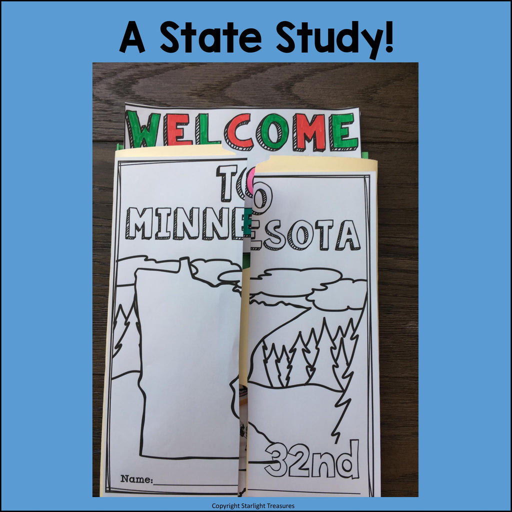 Minnesota Lapbook for Early Learners - A State Study