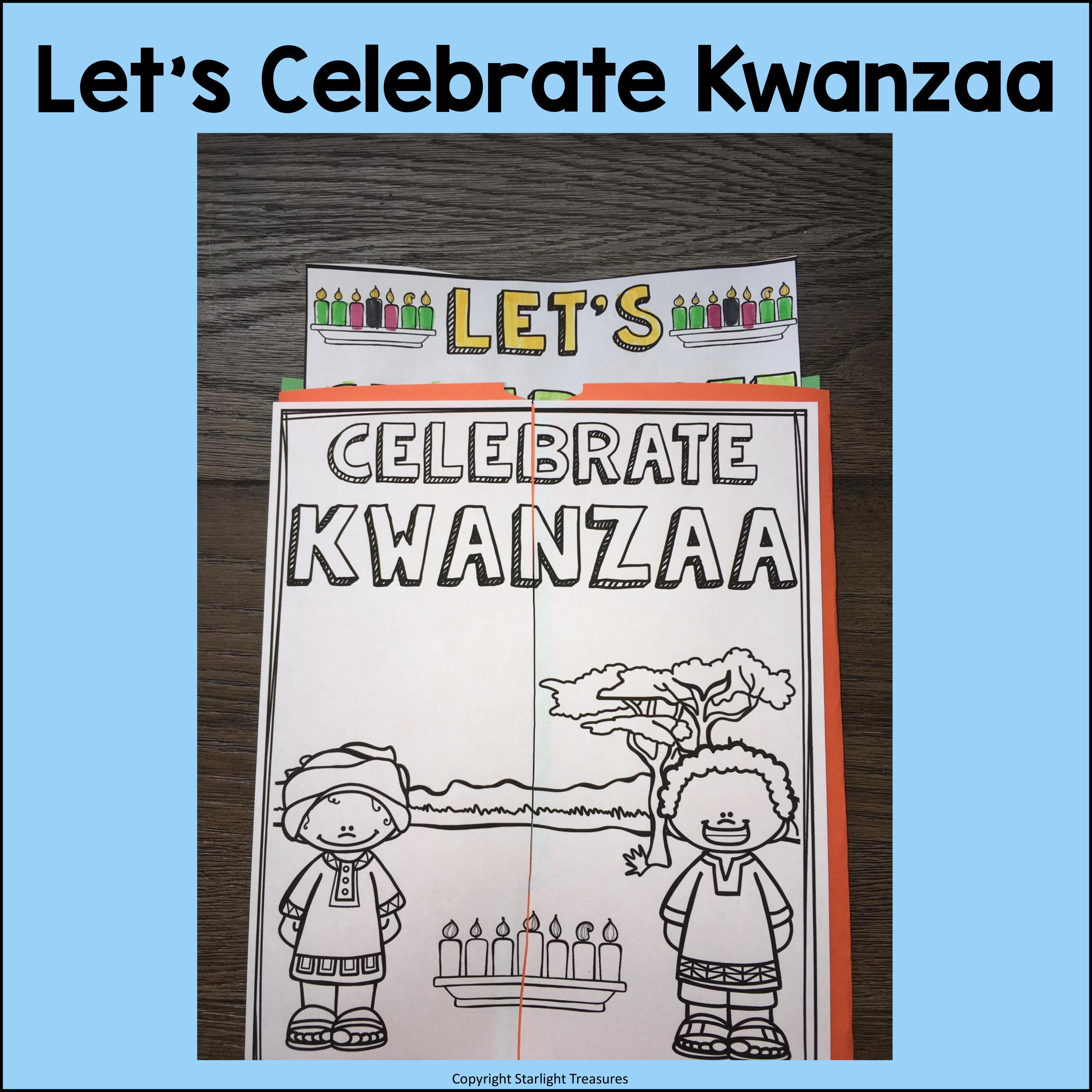 Let's Celebrate Kwanzaa Lapbook for Early Learners