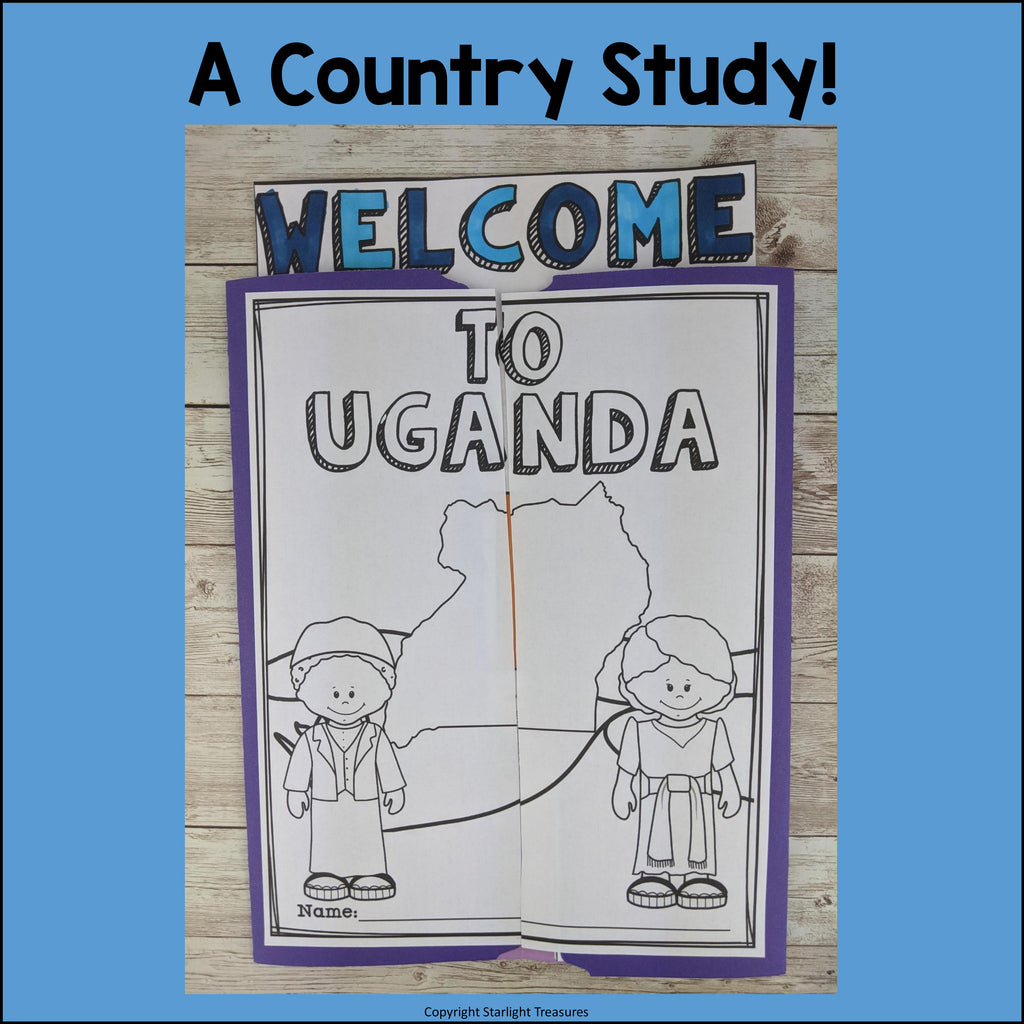 Uganda Lapbook for Early Learners - A Country Study