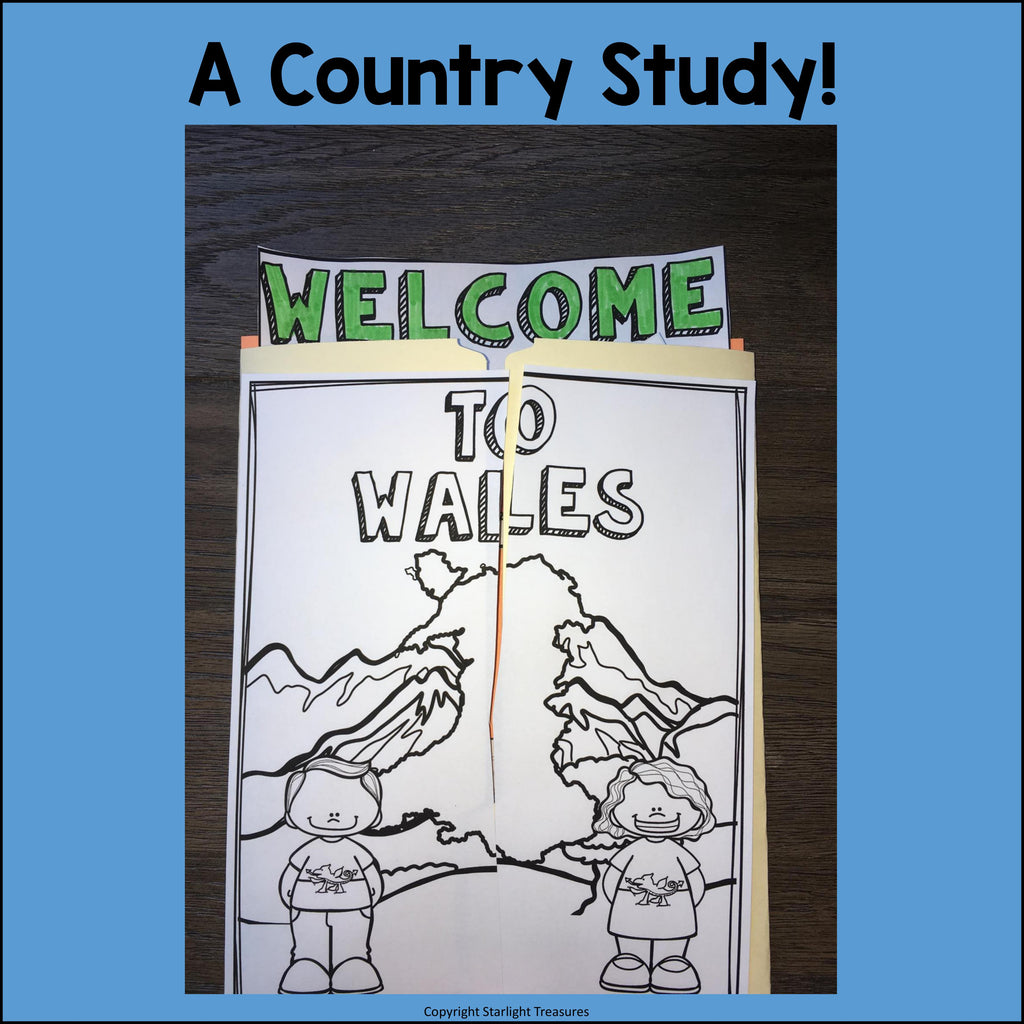 Wales Lapbook for Early Learners - A Country Study