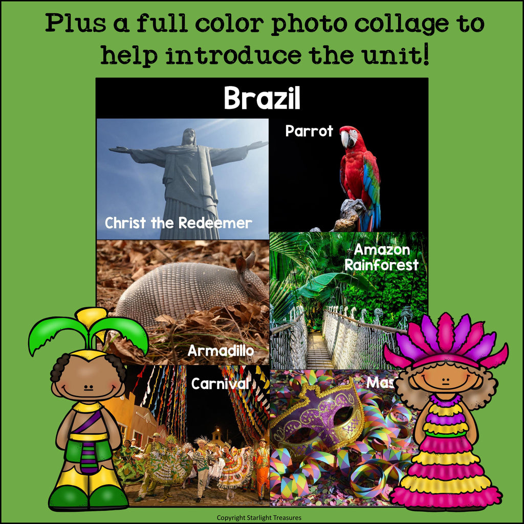 Brazil Mini Book for Early Readers - A Country Study