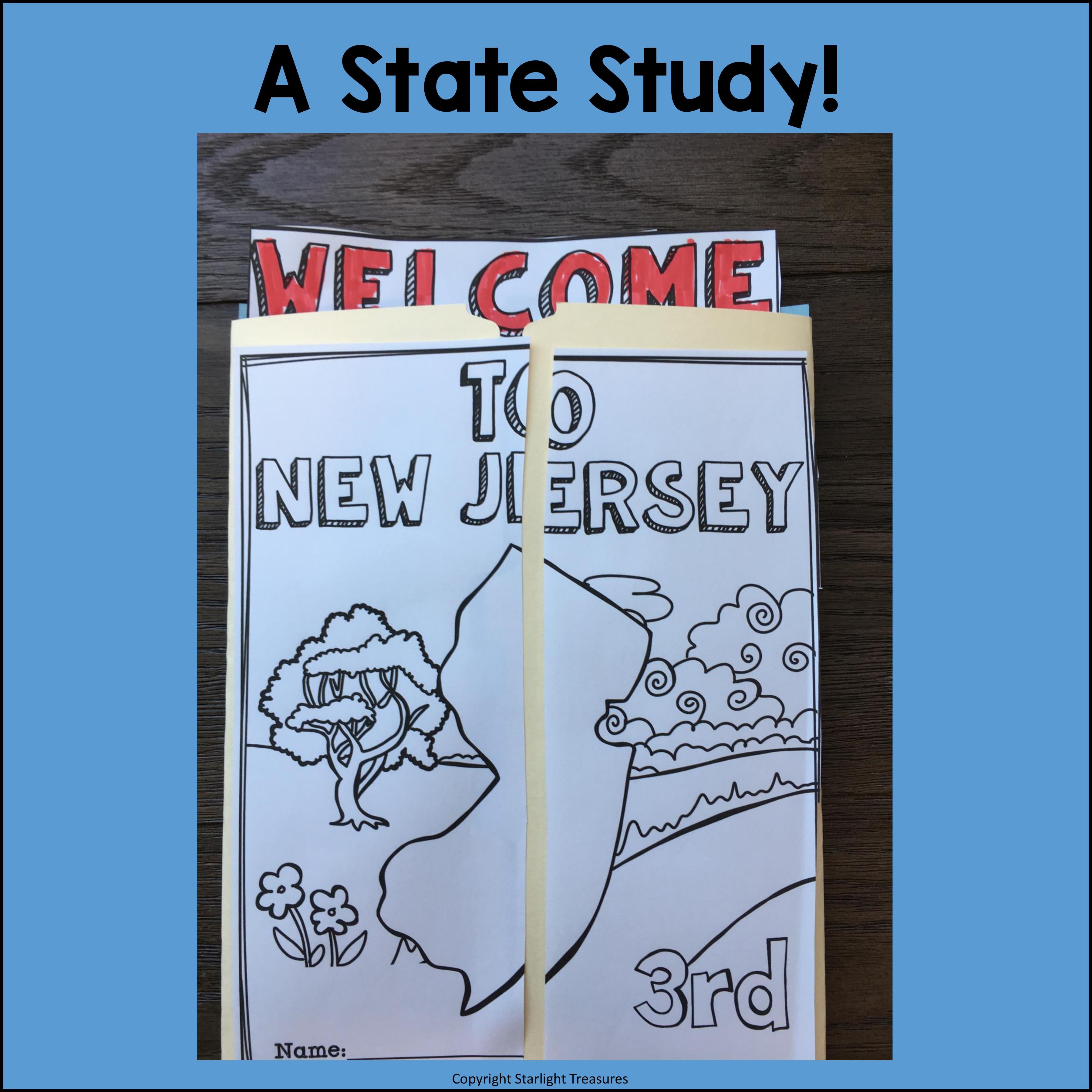New Jersey Lapbook for Early Learners - A State Study