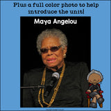 Maya Angelou Mini Book for Early Readers: Black History Month