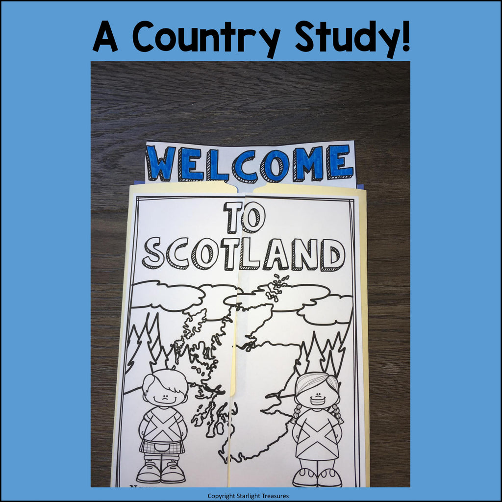 Scotland Lapbook for Early Learners - A Country Study
