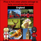 England Mini Book for Early Readers - A Country Study