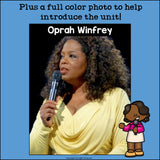 Oprah Winfrey Mini Book for Early Readers: Women's History Month