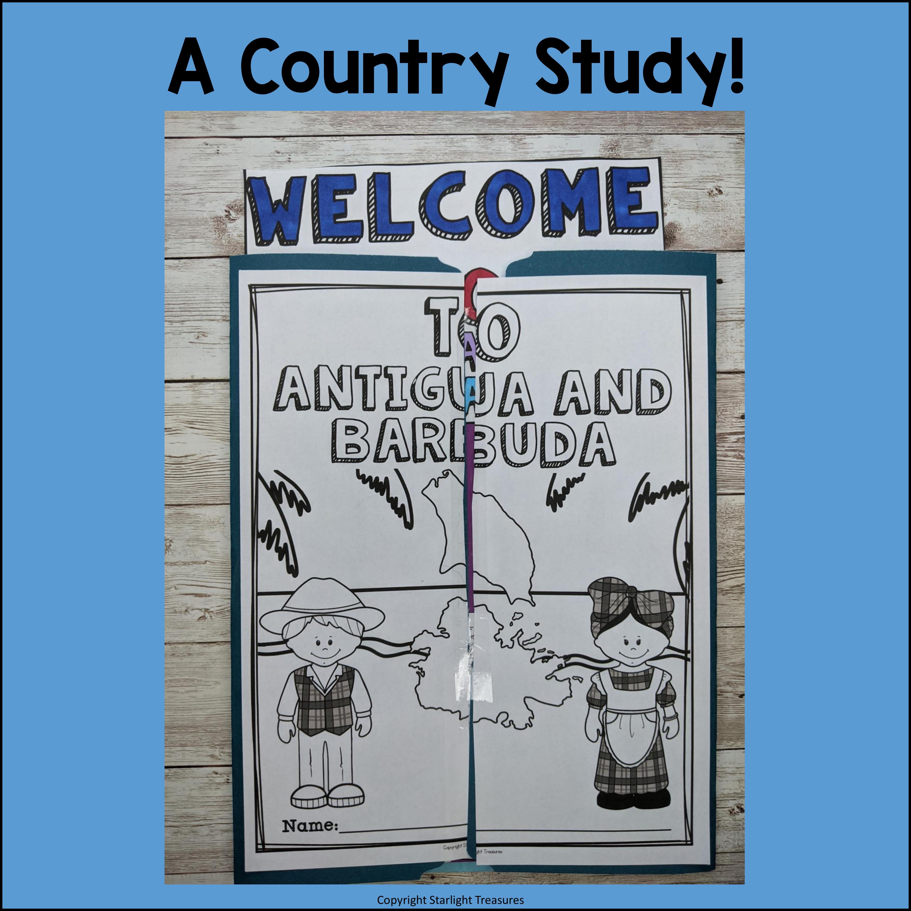 Antigua and Barbuda Lapbook for Early Learners - A Country Study