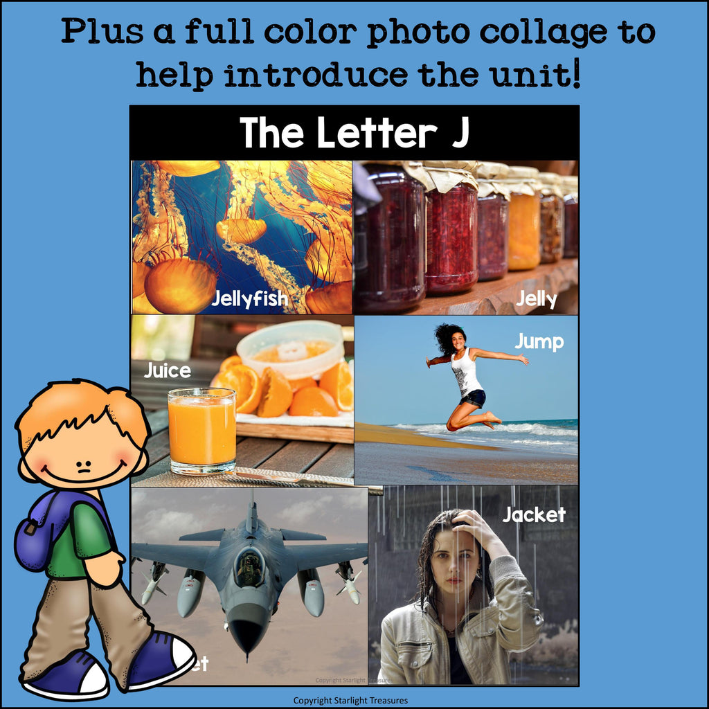 Alphabet Letter of the Week: The Letter J Mini Book