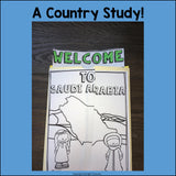 Saudi Arabia Lapbook for Early Learners - A Country Study