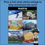 Austria Mini Book for Early Readers - A Country Study