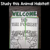 Forest Lapbook for Early Learners - Animal Habitats