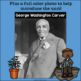 George Washington Carver Mini Book for Early Readers: Black History Month