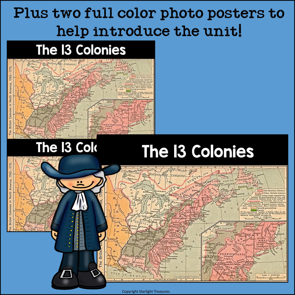 Colonial Times Mini Book for Early Reader