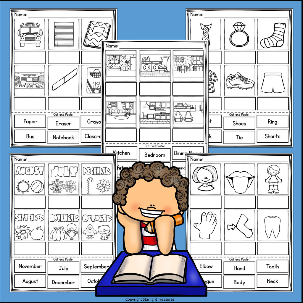  Label the Picture Worksheets 