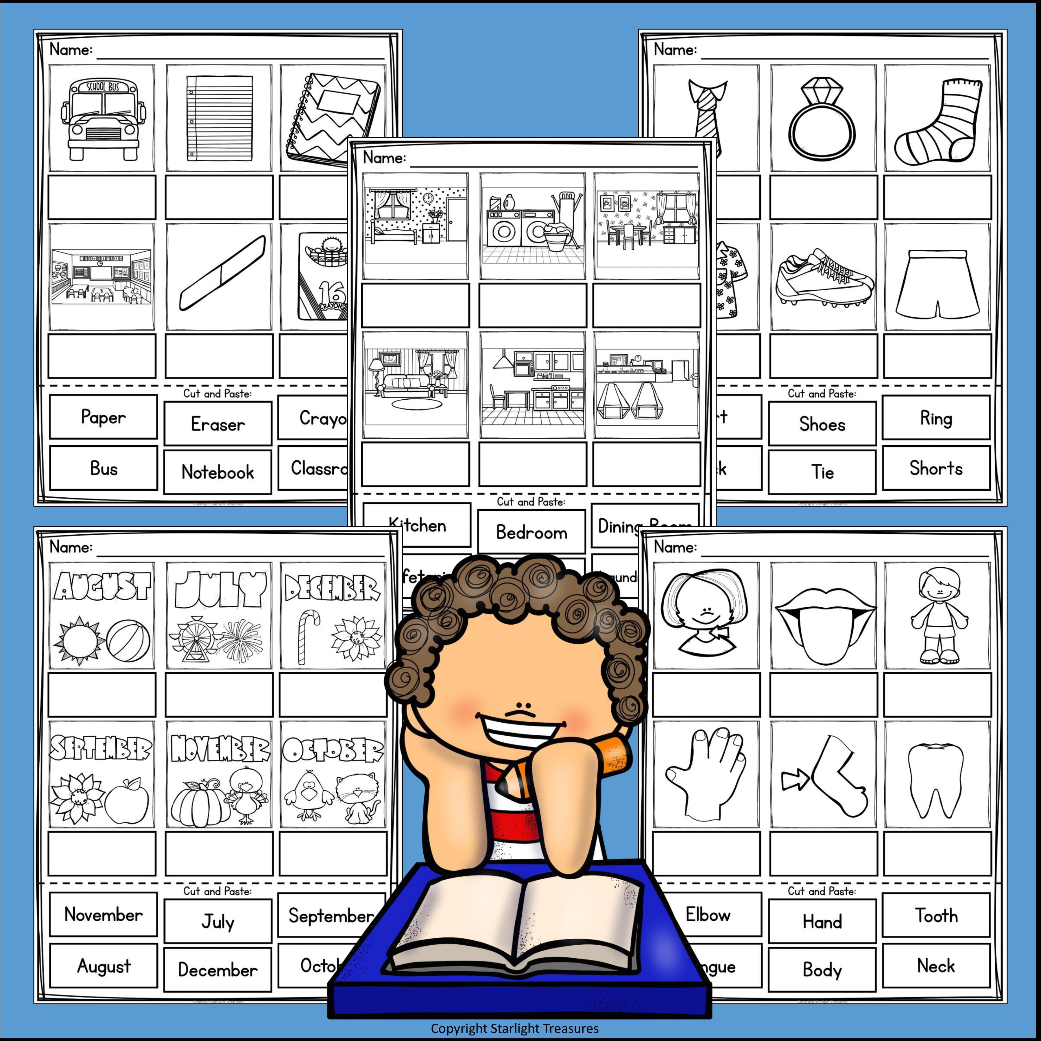  Label the Picture Worksheets 