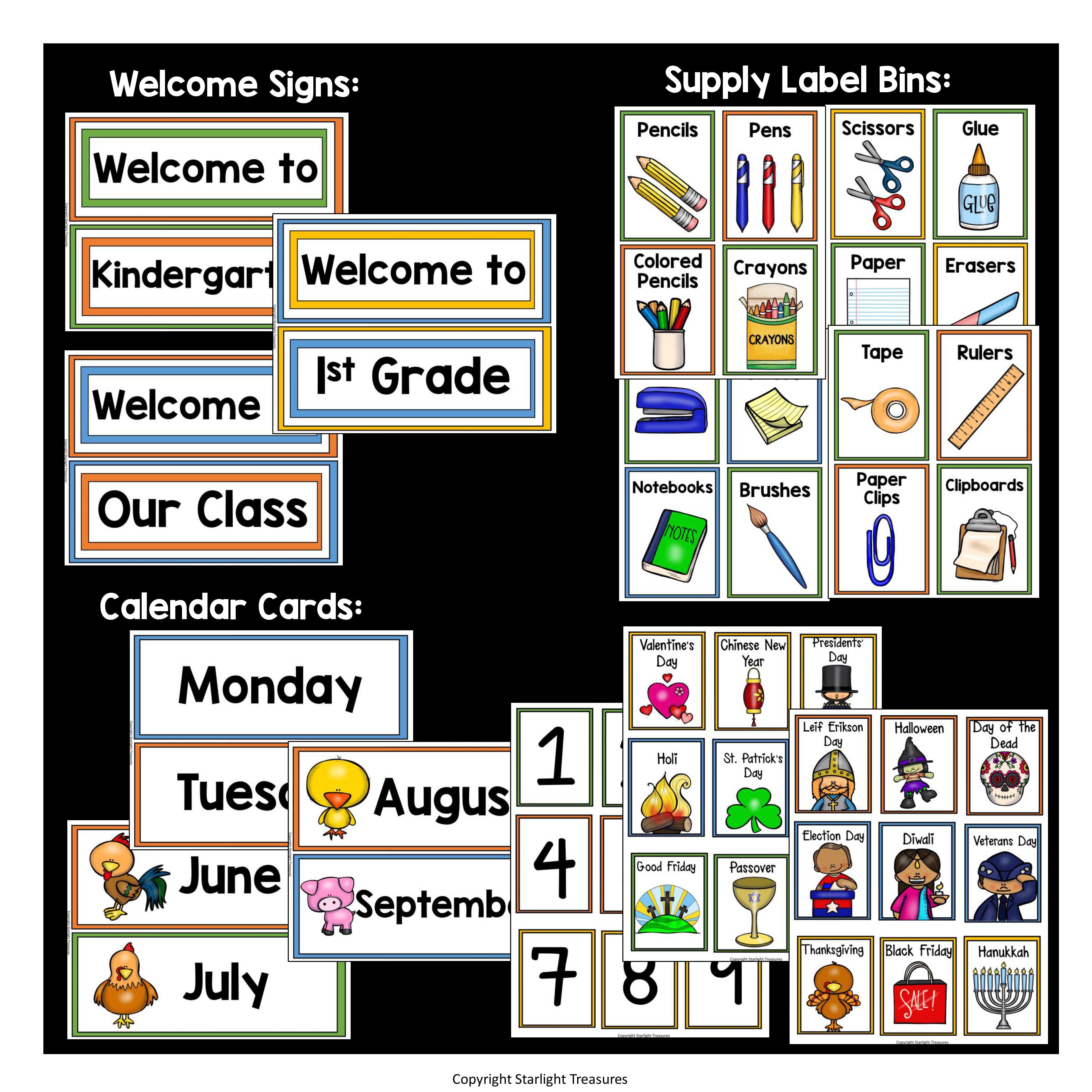 Classroom Decor Pack - Farm Theme