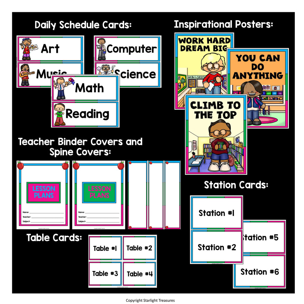 Classroom Decor Pack - School Theme